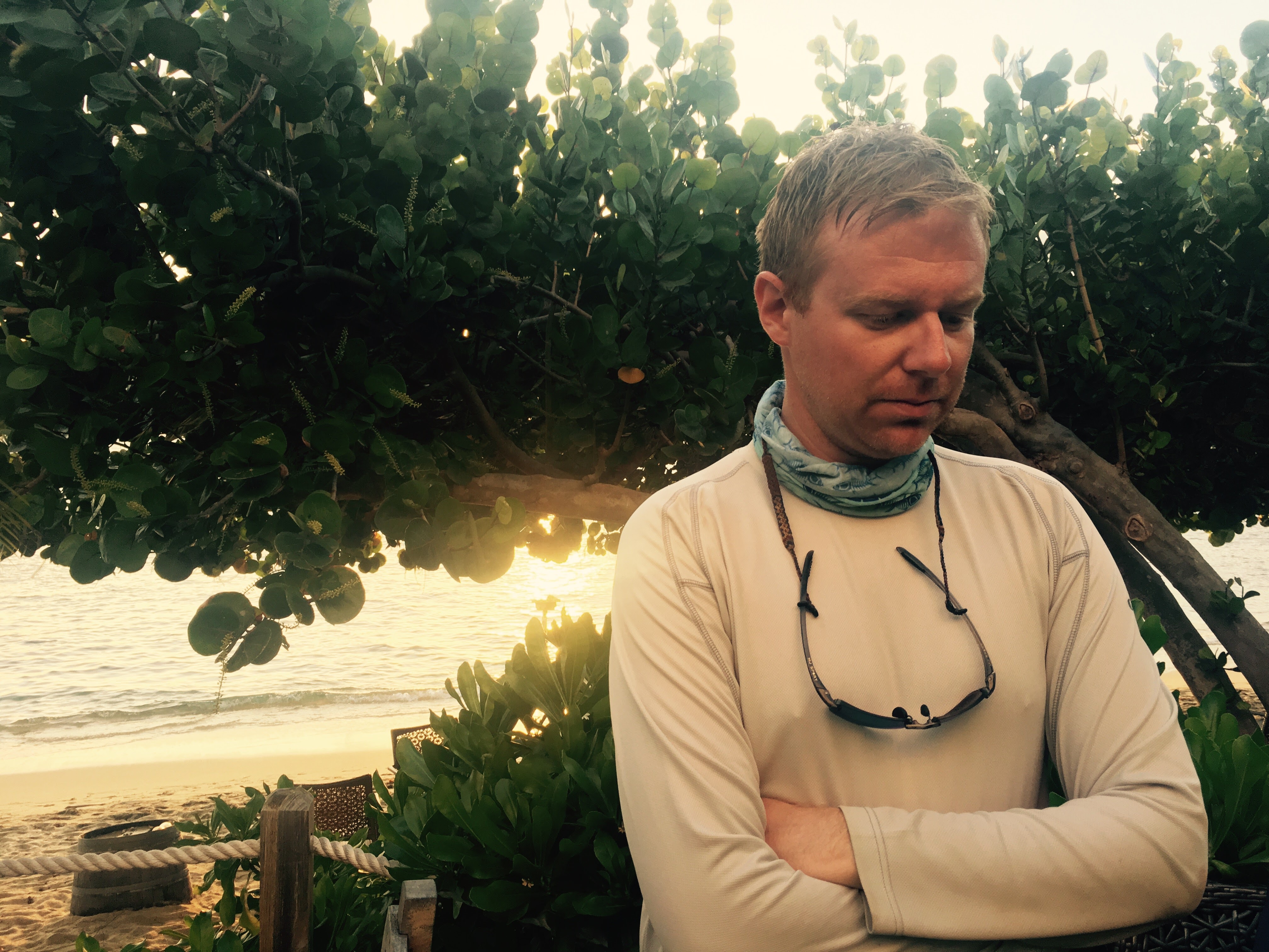 Image of Michael on Cooper Island